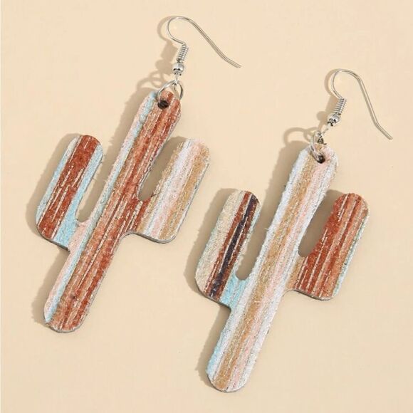 Cactus earrings   - Picture 2 of 2